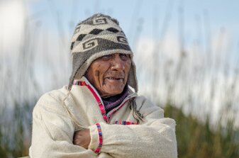 Mann der Uro-Volksgruppe null